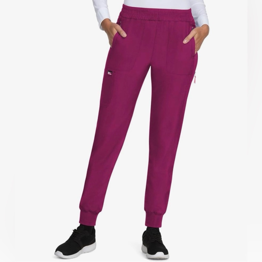KOI Lite Stretch 748 Women's Power Jogger Raspberry Pink Petite Size 2X